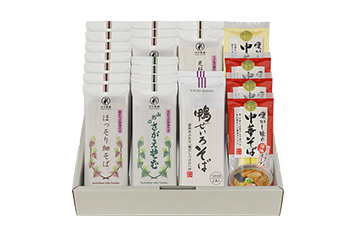 定番の蕎麦と中華麺セットの写真